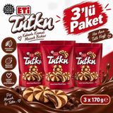 Eti Tutku Kakaolu Kremalı Mozaik Bisküvi 170 G x 3 Adet – 3’lü Avantaj Paketi - 210 gr