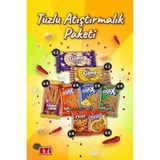 Eti Tuzlu Atıştırmalık Paketi, Gong, Crax, Pizza Kraker, Balık Kraker, Susamlı Çubuk Kraker GTIN0001