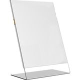 Etias Reklam A4 L Tipi Dikey Şeffaf Pleksi Föylük Broşürlük Evrak Düzenleyici Dosya 300 mm x 210 mm