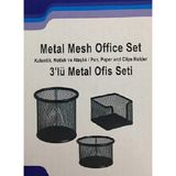 Etica Hitit Etica3'lü Metal Ofis Seti