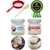 Etik-Farma Özel Üretim ORGANİK Su Kefir Mayası + Süt Kafkas Kefir Mayası Başlangıç Kiti+Süzgeç+Tahta Kaşık - 40 ml