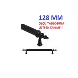 ETİK MOBİLYA AKSESUARLARI Efsun Siyah Boru Kulp 128mm Metal Kulp Mutfak Dolap Kulp Gardolap Kulp