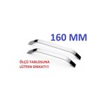 ETİK MOBİLYA AKSESUARLARI ŞAHİN KULP METAL ALÜMİNYUM KROM 160MM MUTFAK DOLAP KULP GARDOLAP KULP MOBİLYA KULP