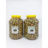 ETİK YERLİ ÜRÜNLER Memecik Cinsi Dilme Tatlanmış Zeytin 2'li Paket 5 Kg+5 Kg - 10 kg