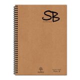 ETİKA SB A5 140 Sayfa Defter Kraft Kapak Spiralli Hafif Kağıt ÇİZGİLİ 70 Yp.