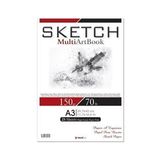 Etika Sketch Multiart A3 150 Gr. Eskiz Defteri 25 Yaprak Sketchbook