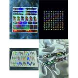 Etiket Dünyası Hologram 4 Lü Set Hahaha, Vl, Kupon, Motorsiklet Çok Amaçlı Sticker - 22
