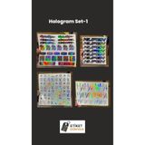 Etiket Dünyası Hologram 4 lü set Motorsiklet Çok Amaçlı Sticker