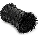 Etiket Sanatı Klips Kablo Bağı Cirt Plastik Kelepçe 2,5MMX20 cm Siyah Uv 1 Paket 1000 Adet