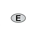 Etiketçilere Özel Reflektif Sticker E Espanya Harfi Sticker