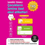 Etiketim Sanrio Temalı Isme Özel Okul Etiketi