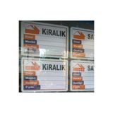 ETİKETLİK FİYATLIK 612812-BEY Emlak Çerçeve Standları (BEYAZ) 12 Li