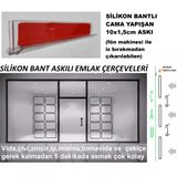ETİKETLİK FİYATLIK - EMLAK İLAN ÇERÇEVELERİ - PLASTİK ASKILI - C ARA APARATLI - 12 ADET (Beyaz)