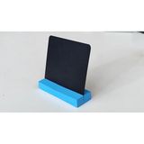 ETİKETLİK FİYATLIK - KAFE/PASTANE SİLİNEBİLEN ETİKET - AHŞAP STAND - 12 ADET (Eskitme Ahşap)