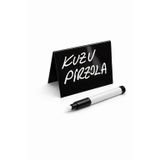 ETİKETLİK FİYATLIK - SİLİNEBİLEN A TİP ETİKET - 75x55 MM - KALEM HEDİYELİ - 20 ADET (SİYAH)
