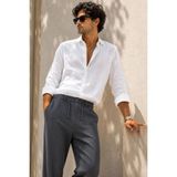 Etikmen Erkek Füme Relax Fit Bağcıklı Baggy Pantolon - S