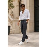 Etikmen Erkek Füme Relax Fit İpli Baggy Pantolon