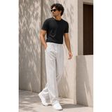 Etikmen Erkek Taş Gri Relax Fit Bağcıklı Baggy Pantolon - Taş Grisi - 2XL