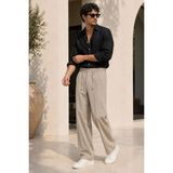 Etikmen Erkek Vizon Relax Fit Bağcıklı Baggy Pantolon