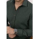 Etikmen Koyu Yeşil Oduncu Slimfit Hediye Kutulu Erkek Gömlek M