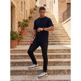 Etikmen Premium %100 Organik Pamuk Basic Slimfit Füme Erkek Tişört - 2XL