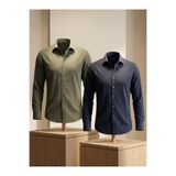 Etikmen Premium Luxury Collection – 2’li Slim Fit Erkek Gömlek