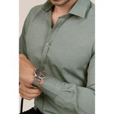 Etikmen Su Yeşili Slimfit Erkek Gömlek - 2XL