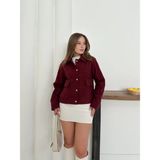 Etiler Collection Zr Model Kaşe Ceket Bordo ST255807