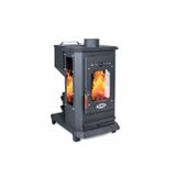 Etinova Ember İf-09 Odun Ve Pelet Yakan Fırınsız Şömine Tipi Soba 3 Camlı Sekizgen