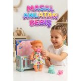 Etkileşimli Akıllı Masal Anlatan Ağlayan Emzikli Eğitici Pilli Oyuncak Et Bebek Ve Minik Arkadaşı