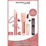 Etkileyici Dudaklar Paketi & Sky High Mini Maskara Hediyeli