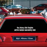 Etkileyici Laflar Atarli Ukala Turkce Sarki Anlamli Sozler - Cam Yazilari Sticker Etiket Yapistirma