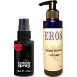Etkili Kadınlara Erkeklere Özel Sprey 50 ml + Eros 125ML Lubricant Gel