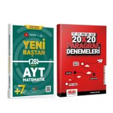 Etkili Matematik AYT Yeni Baştan Soru Bankası ve AKM Paragraf Deneme Seti 2 Kitap