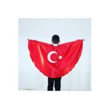 Etkinlik Dünyam 23 Nisan/pelerin/bayrak/türk Bayrağı Tasarımlı Çocuk Pelerini 00000072