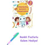 Etkinliklerle Ingilizce Öğreniyorum - 3 + Renkli Fosforlu Kalem