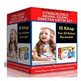 Etkinliklerle Okuma Yazma Öğreten Eğitim Seti 15 Kitap ve Dersmatik