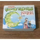 Etkinlikli Çocuk Takvimi 2021 (Mavi Uçurtma) (Sahafiye Kitap)