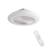 EtnaDecor Dlc Cierzo Led Tavan Vantilatörü Gizli Fanli Beyaz Kumandali 50cm