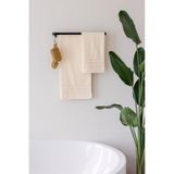 Etnik Desen 2'li Banyo Havlu Seti I Hamam Takımı I Çeyizlik Set I 50x85cm + 70x140cm 001 bej