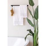 Etnik Desen 2'Li Banyo Havlu Seti I Hamam Takimi I Ceyizlik Set I 50X85cm + 70X140cm