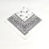 etnik desenli bandana (siyah)