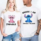 Etoile Studio Stitch And Angle Trouble Tişörtü | Oversize Tişört | Çift Kombin Tişörtü - Siyah