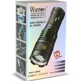 Etorva Store 5000 Lümen Cree Tg LED Şarj Göstergeli El Feneri WT-731 - Renkli