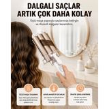 Etorva Store Bukle Saç Maşası – Kolay Kullanım, Sağlıklı Bukleler Yüksek Isılı Yeni Nesil - Çok Renkli