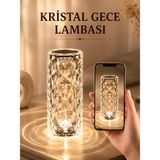 Etorva Store Kristal Dokunmatik ve Kumandalı Masa ve Gece Lambası - Çok Renkli