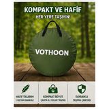 Etorva Store Otomatik Kabin Giyinme Çadırı 120X120X190 cm Üst Havalandırma Yan Pencereli Duş & Wc Çadırı - Renkli