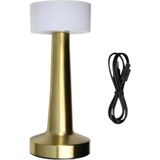 Etorva Store Şarjlı Gold Mantar Masa Lambası Dimmer Ayarlı Kablosuz LED Lamba - Çok Renkli