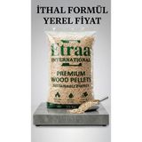 Etraa %100 Doğal Saf Ladin Pelet Yakıtı 15 kg - Ahşap - Beyaz
