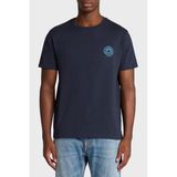 Etro% 100 Pamuk Regular Fit Logo Baskılı T Shirt Erkek T SHİRT MRMA0002 AK604 B3681